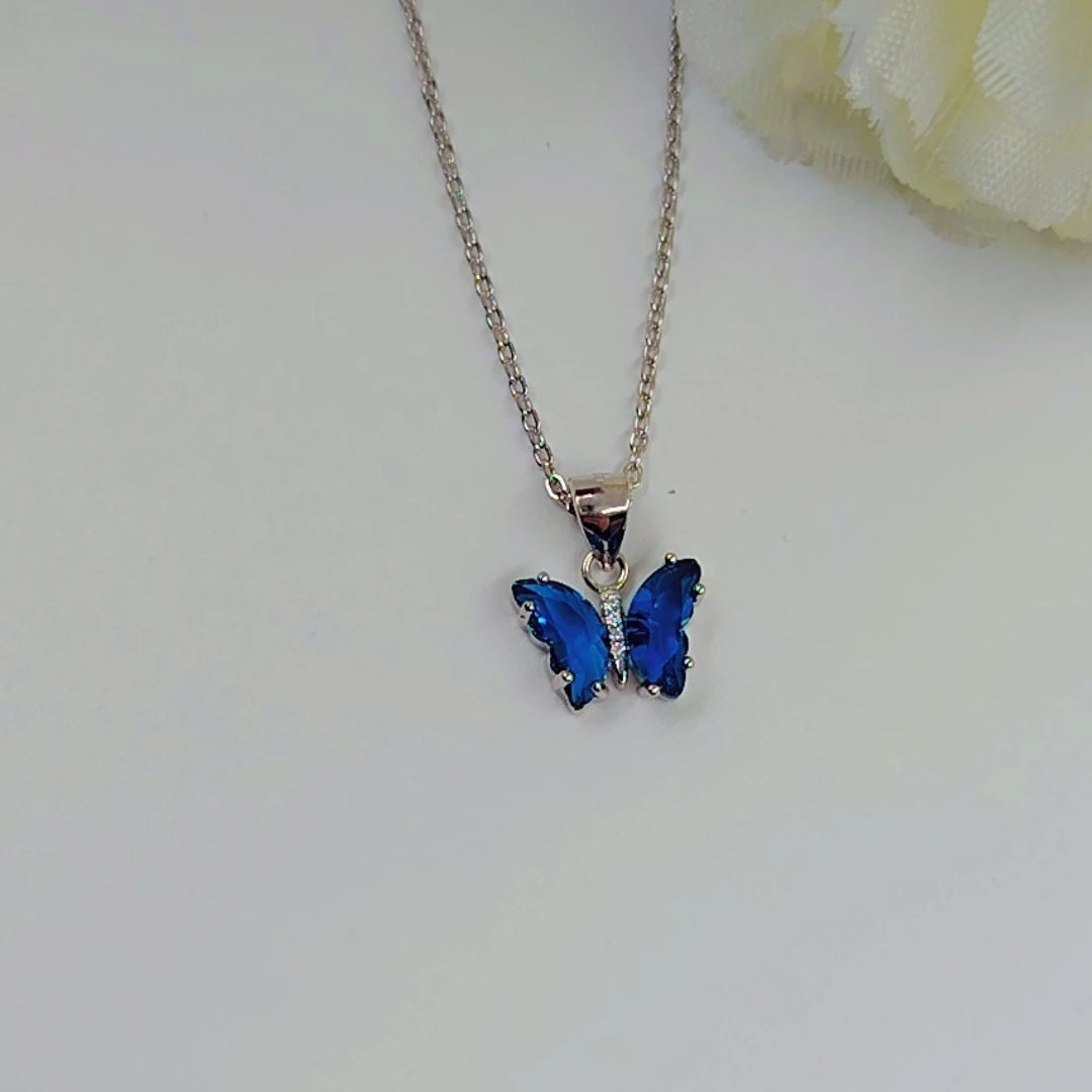 Butterfly Silver 925s Necklace