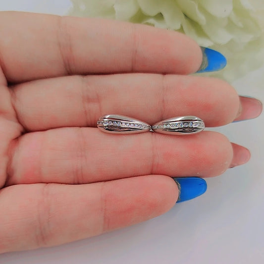 U Shape Silver 925s Earrings
