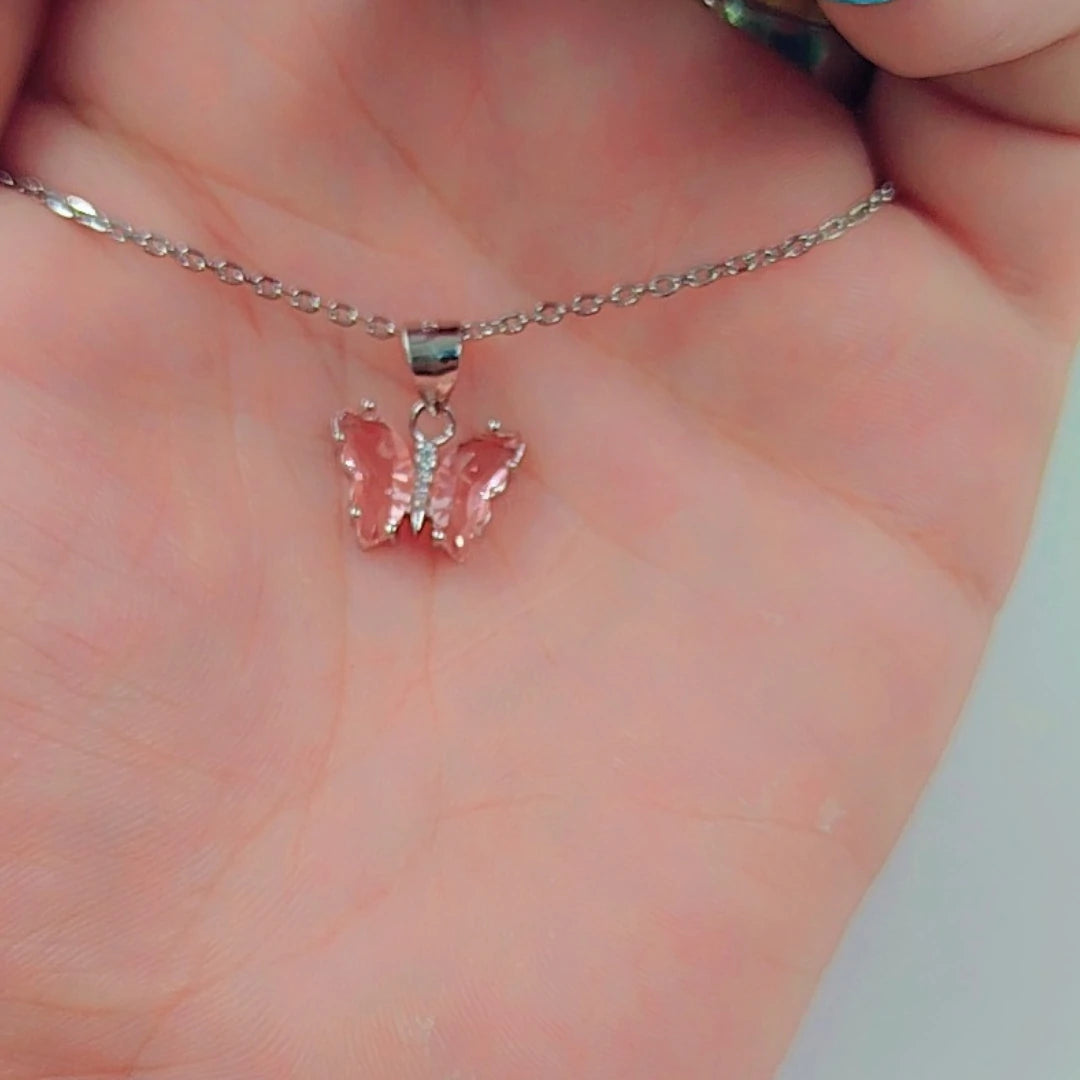Butterfly Silver 925s Necklace