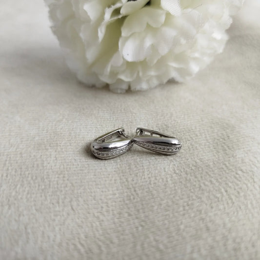 U Shape Silver 925s Earrings