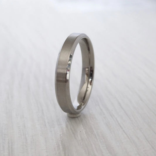 Matt Wedding Ring Silver s925
