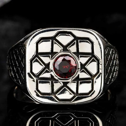 Rectangle Silver 925s Ring