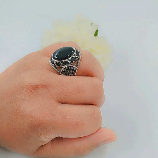 Spider Eyes Silver 925s Ring