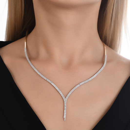 Tennis Silver 925s Necklace
