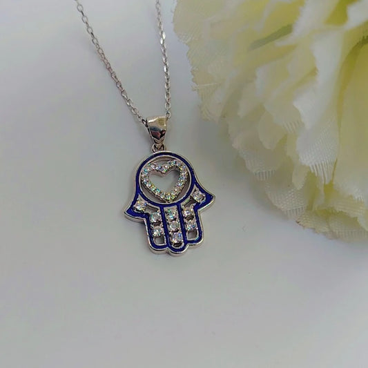Hearted High Five Silver 925s Pendant