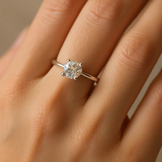 Diamond Stone Silver 925s Ring