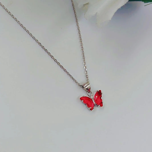 Butterfly Silver 925s Necklace