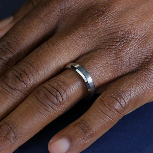 Matt Wedding Ring Silver s925