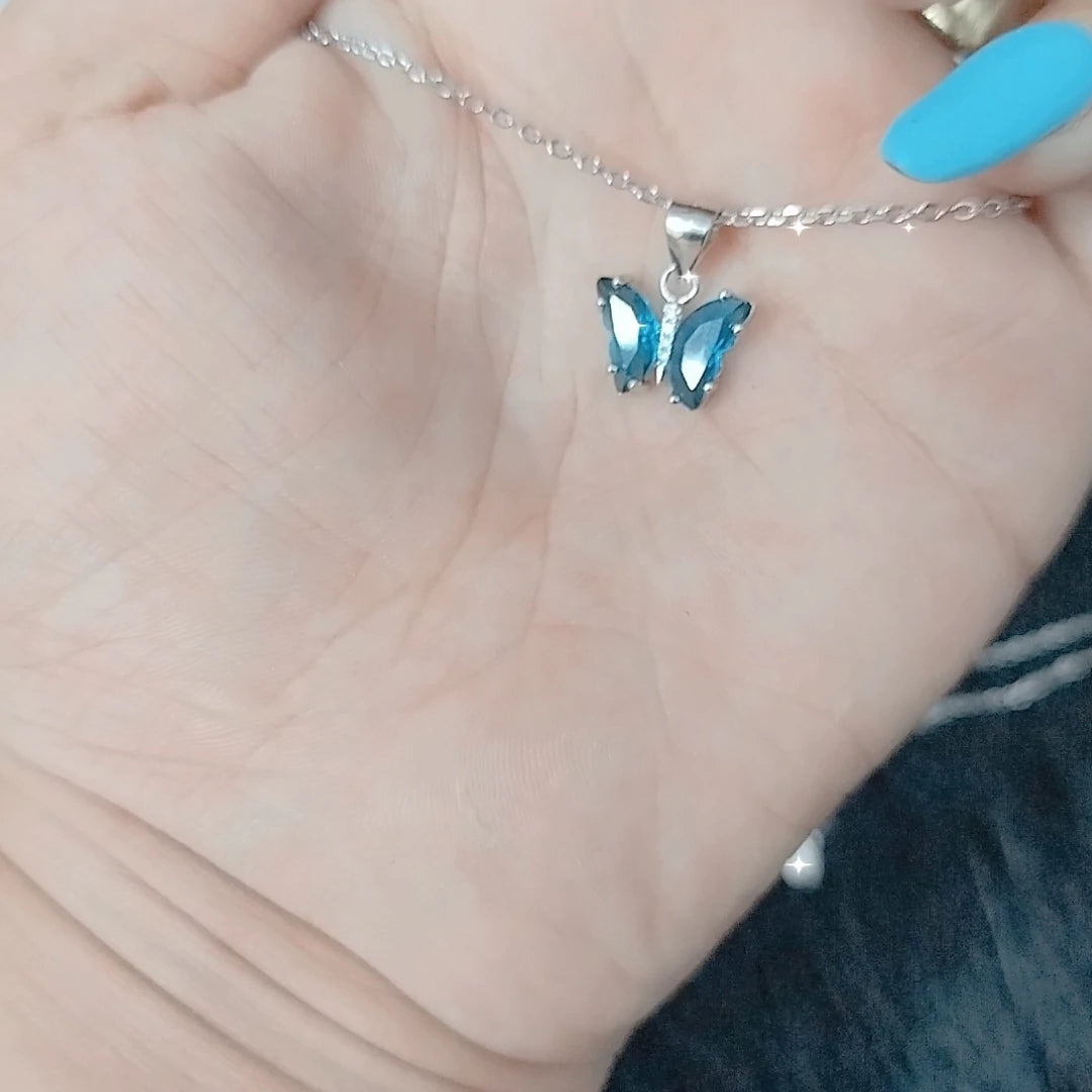 Butterfly Silver 925s Necklace