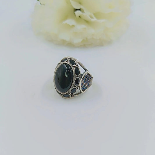 Spider Eyes Silver 925s Ring