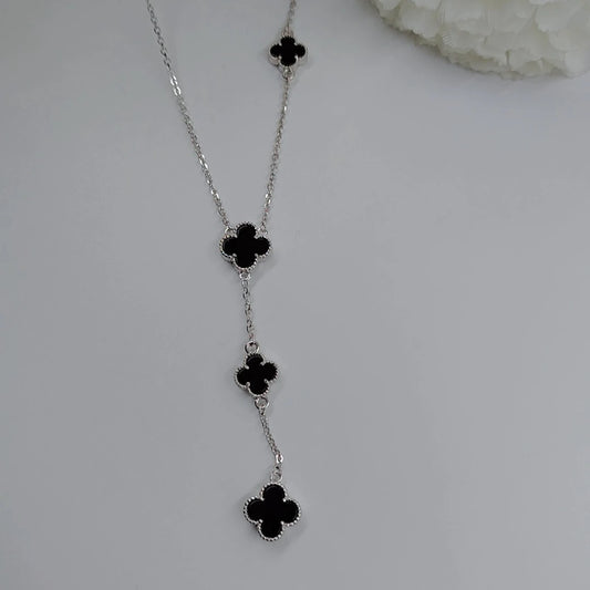 Van Cleef 4 Leaves Silver 925s Necklace